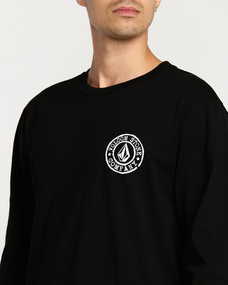 MEN'S LOGO STAMP LONG SLEEVE TEE - Image 3