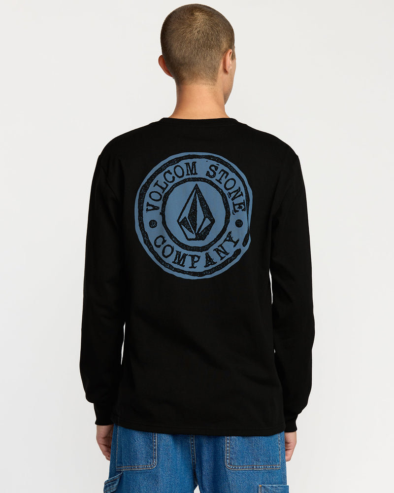 MEN'S LOGO STAMP LONG SLEEVE TEE - Image 2