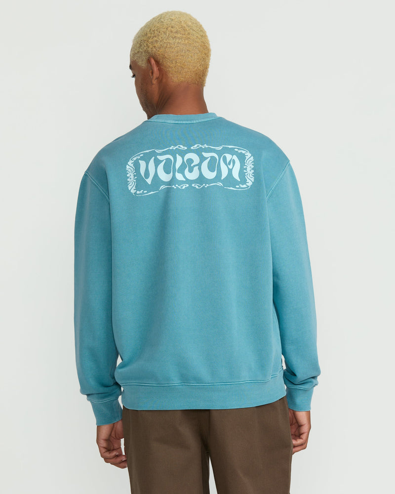 MEN'S TERRY STONED CREW SWEATSHIRT - Image 2