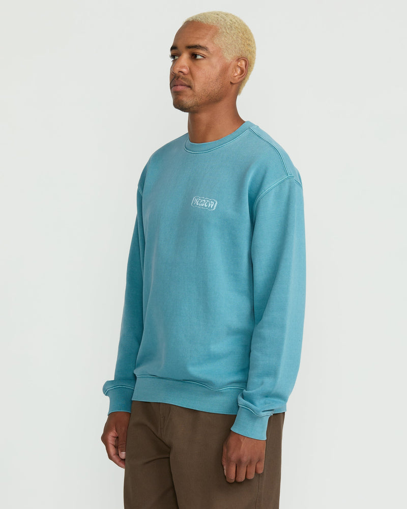 MEN'S TERRY STONED CREW SWEATSHIRT - Image 4