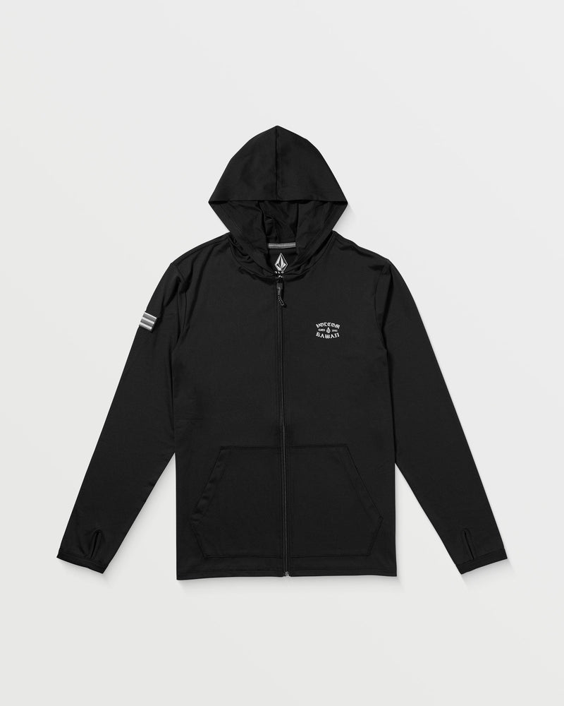 MEN'S LOOSE HOOD LONG SLEEVE SURF TEE