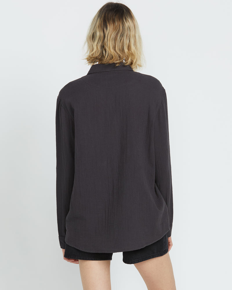 WOMEN'S LIL BUTTON UP LONG SLEEVE - Image 3
