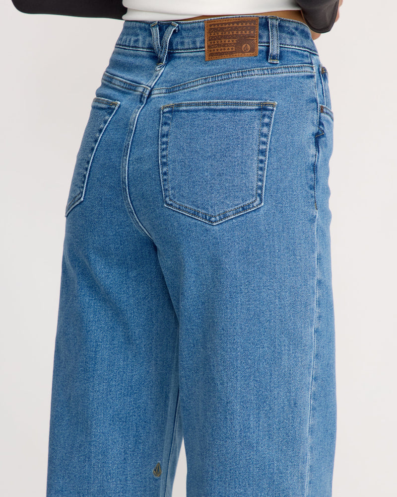 WOMEN'S STONED BOYFRIEND HIGH RISE JEANS - Image 5