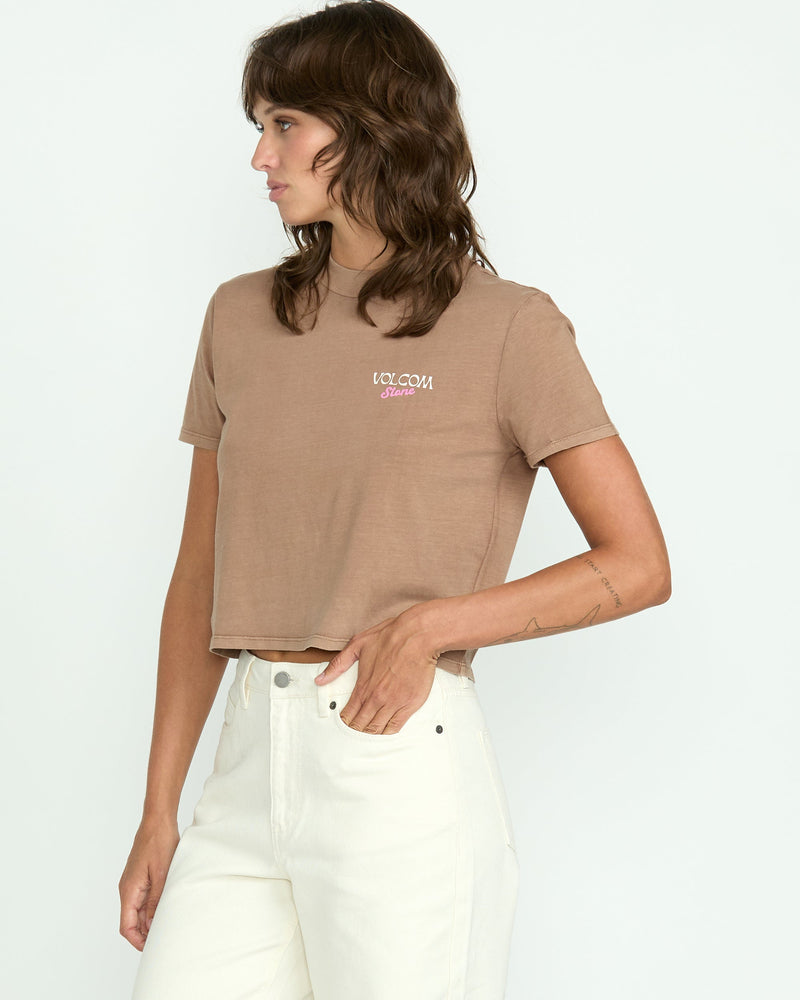 WOMEN'S DIAL CROP TEE - Image 3