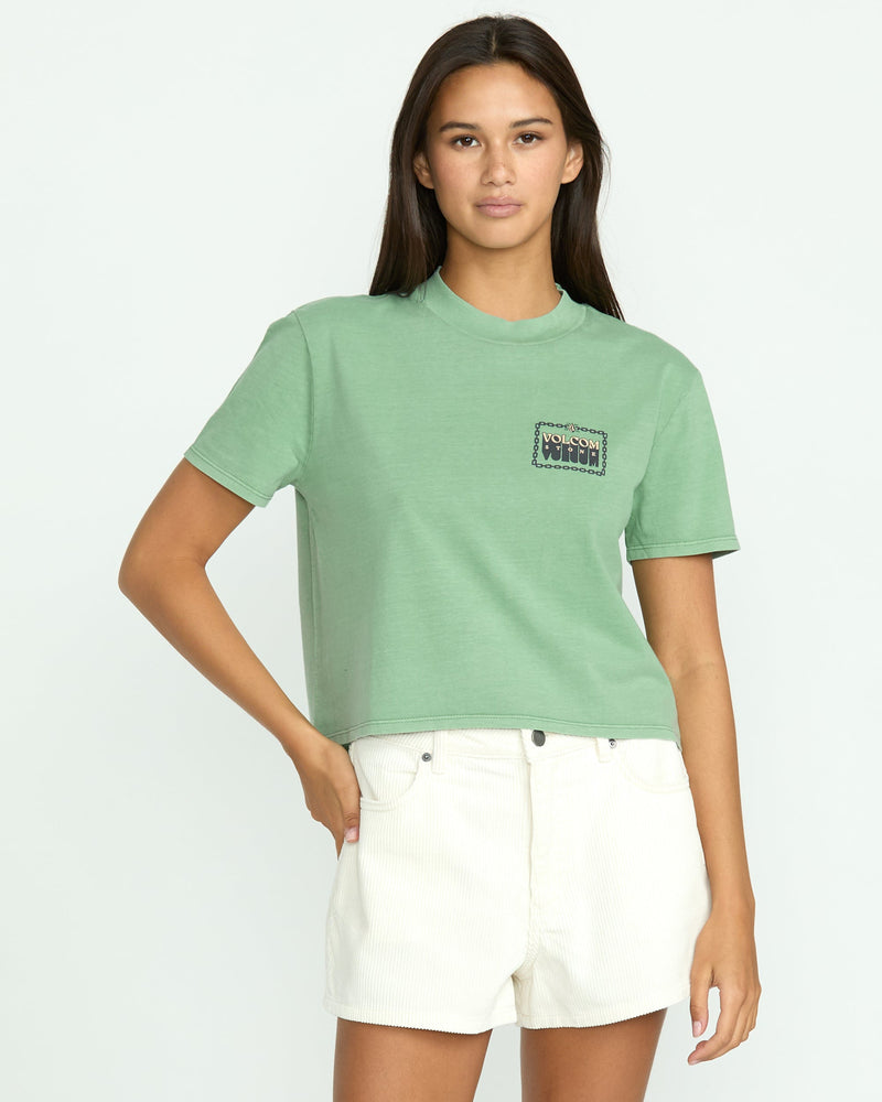 WOMEN'S DIAL CROP TEE - Image 6