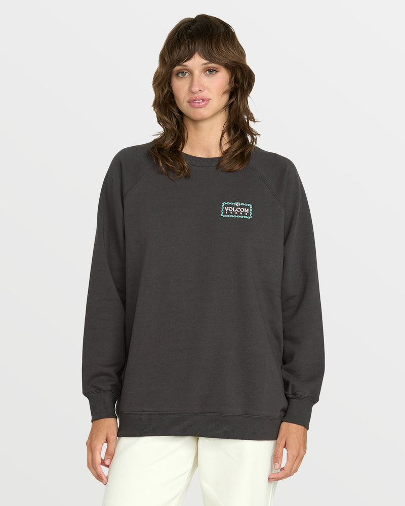 WOMEN'S STONE MAGIC BOYFRIEND CREW - Image 3