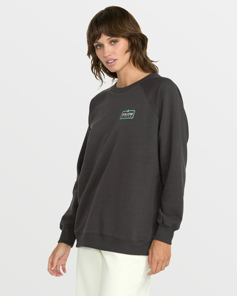 WOMEN'S STONE MAGIC BOYFRIEND CREW - Image 5